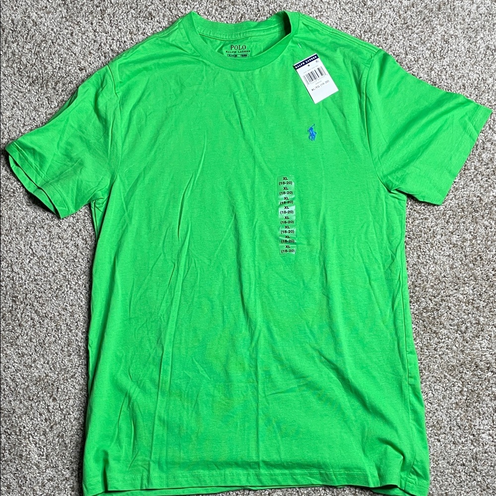 Polo by Ralph Lauren Green T-Shirt For Big kid or small adult